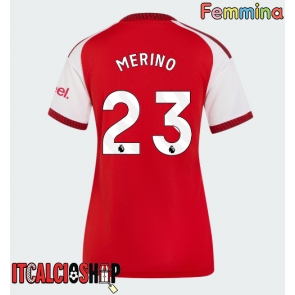 Arsenal Mikel Merino #23 Prima Maglia Femmina 2026-27 Manica Corta